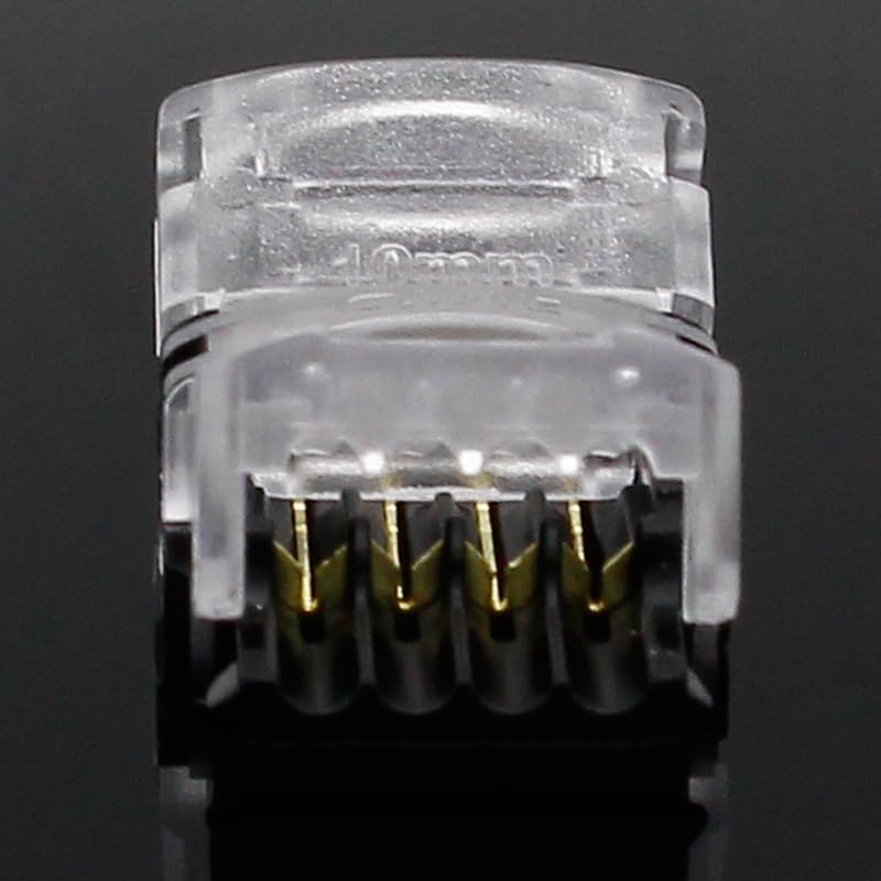 5PCS RGB LED Striscia Connettore 4 Pin 5050 10mm Colorful LED RGB Nastro Luce Connettore Non Impermeabile IP20 Striscia a RGB Uso Filo