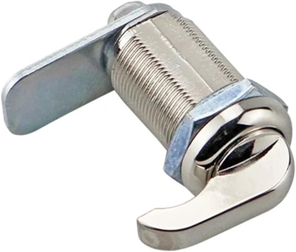 Zinc Alloy Cam Lock with Handle Cylindrical Lock Cabinet Mail Boxes Lock 1Pcs