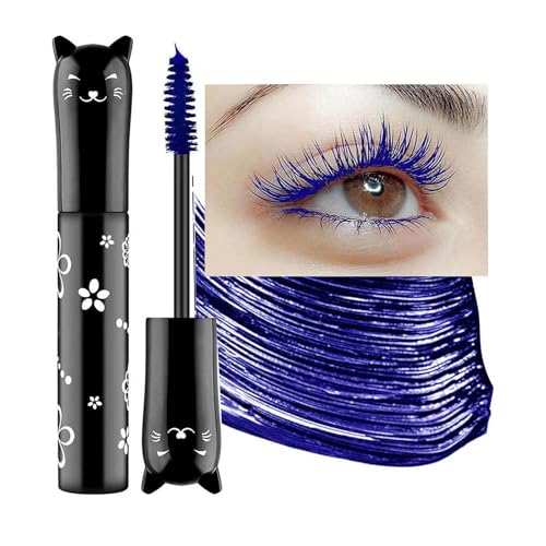 Blue Mascara For Eyelashes Waterproof Voluminous Natural Hypoalle...