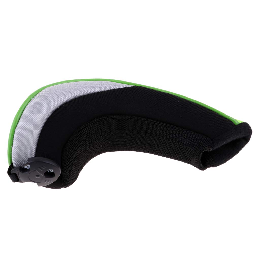 Golf Hybrid UT Club Rescue Head Cover - Funda para cabeza con protección para la cabeza con número de etiqueta (verde)
