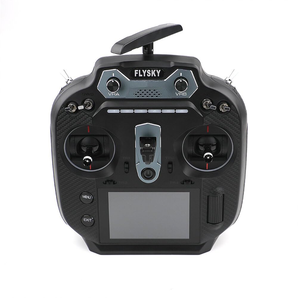 Flysky FS-ST16 2.4GHz 16CH ANT Protocol EdgeTX Radio Controller 3.5 inch IPS High-Brightness Display with FS-SR8 Receiver for FPV Drone RC Airplane Car Boat