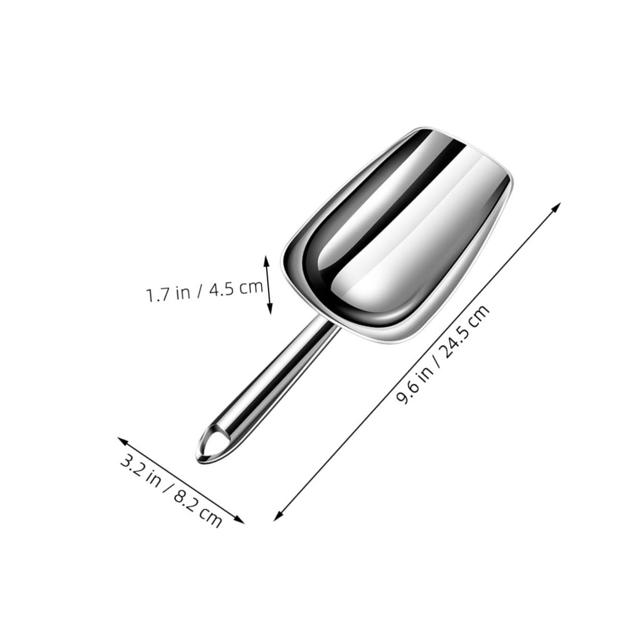 ABOOFAN 5 Pièces pelle à glace en acier inoxydable cuillères de cuisine accessoire cuisine accesoire cuisine cuillère à grains de cuisine cuillère à glace alimentaire pelles à glace Silver
