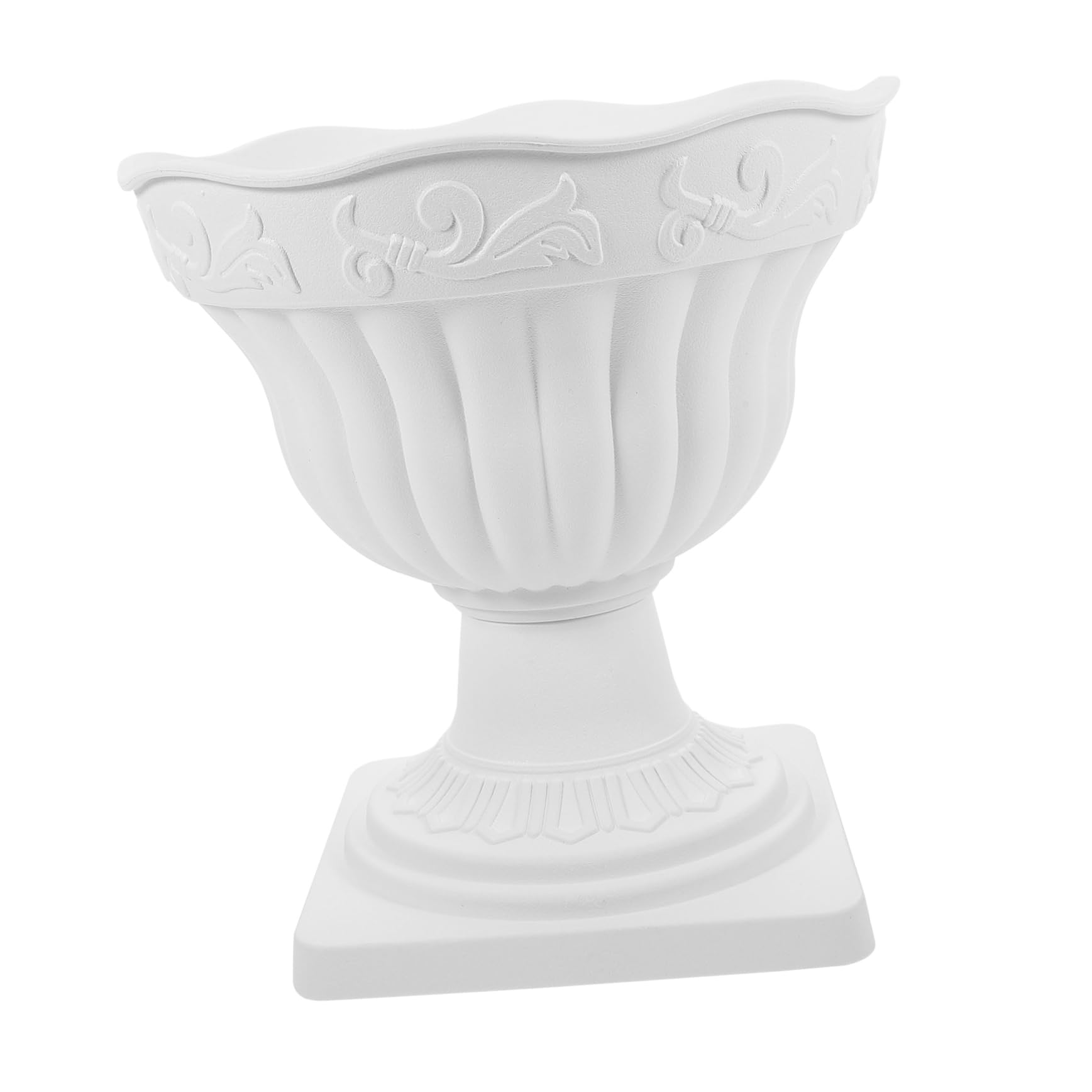Fleur pot vintage plastique pour balcon et décors d'événements extérieurs