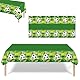 Tischdecke Fußball,Fussball Deko Tischdecke,Fußball Tischdecke,Tischdecke aus Kunststoff, 220 * 130cm Fußball Bedruckte Tischdecke,für Dekoration,Bundesliga,Champions League,Geburtstag,Party(Grün)