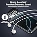 USB C Headphones for iPhone 17/17Pro/17Pro Max/17Air/16e/16/16 Pro/16 Pro Max/16Plus/15/15 Pro/15 Pro Max/15 Plus, Earbuds Wired Type C Microphone Earphones for Samsung Galaxy S25 Ultra/S24+, One Plus