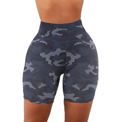 Aurgelmir Women's Workout Shorts High Waist Booty Gym Yoga Pants Butt Lifting Sports Leggings Basic Biker Shorts