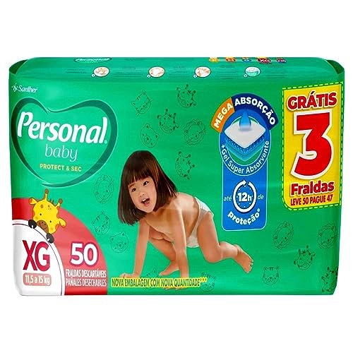 Fralda Personal Soft & Protect Hiper Xg 50 Un