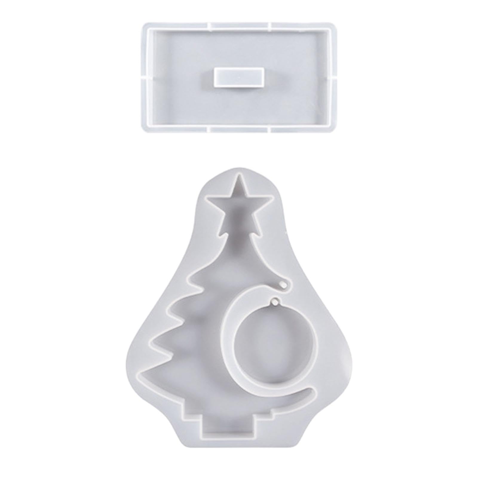 MERISHOPP Resin Photo Frame Mould Casting Unique Display Crafts Decoration Resin Mould Christmas Tree-image-24