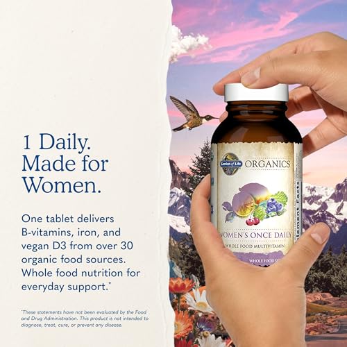 Garden of Life Organics Women's Once Daily Multivitamin, 60 Tablets - image 8