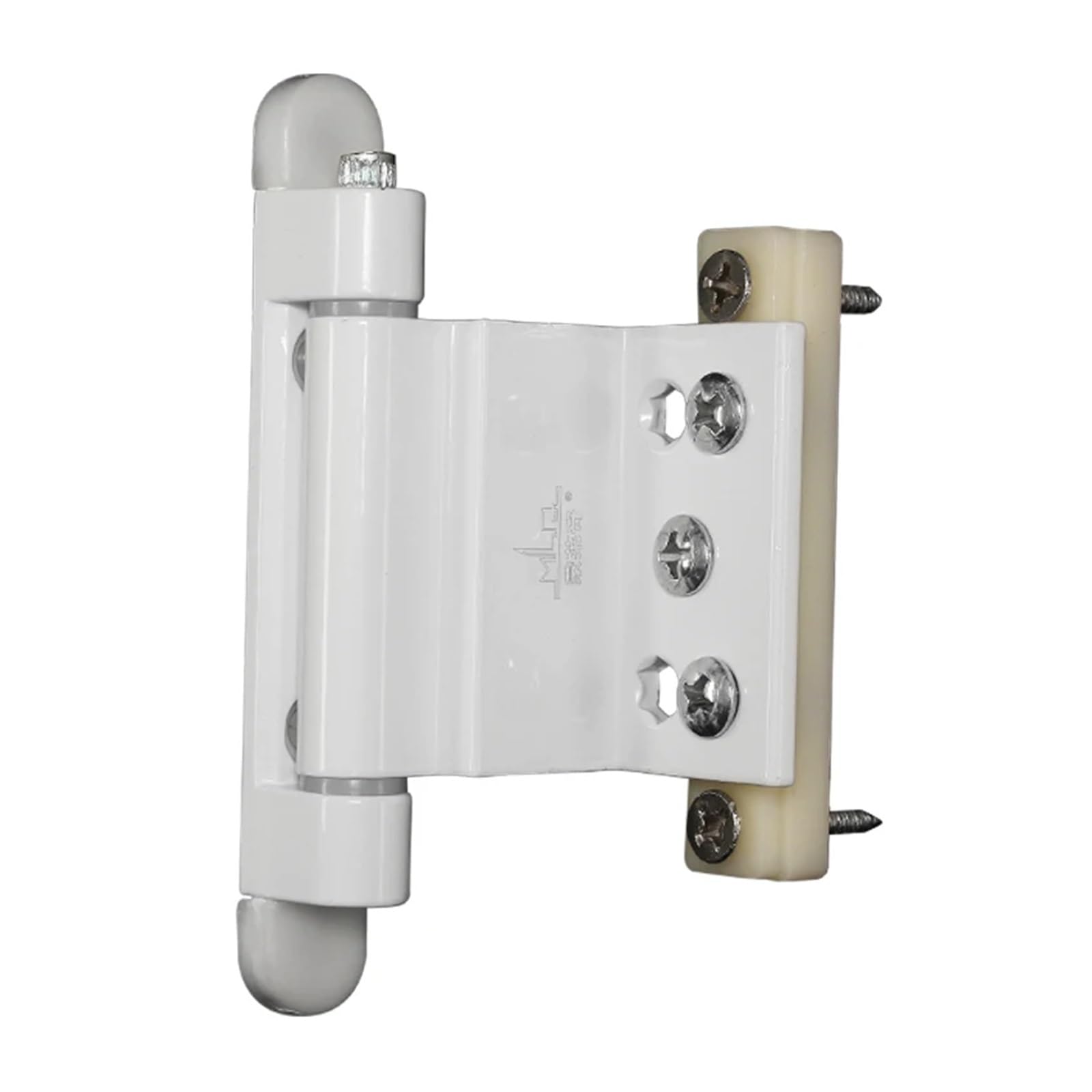 Ghhzml White Cupboard Door Hinge Plastic Window Hinge Easy Installationthickening Detachable Sliding Casement Door