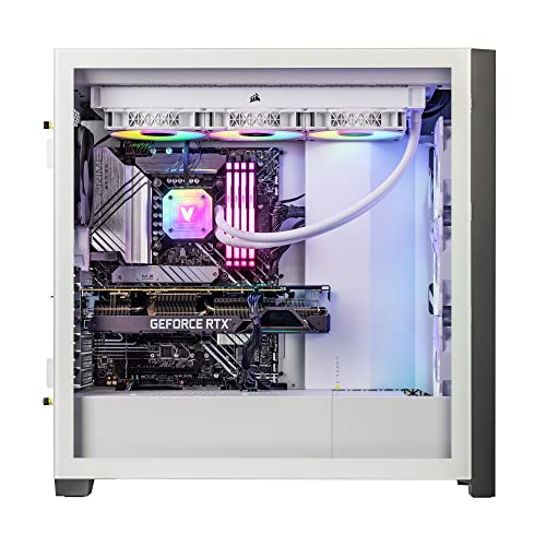 Image of Velztorm White Aciex Custom Built Gaming Desktop PC (Intel i9-14900K, GeForce RTX 5060, 64GB DDR5, 8TB PCIe SSD, RGB Fans, 360mm AIO, 1000W PSU, WiFi 6, Bluetooth 5.2, RJ-45, Win 11 Pro)