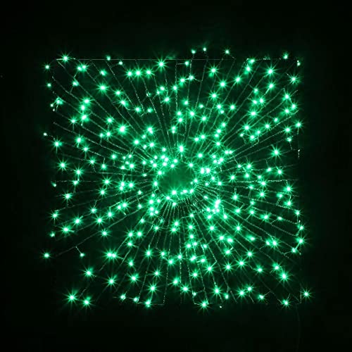 Noma 360 LED Christmas Tree Lights : Green Cable : Plug-in with Timer : Apple Green