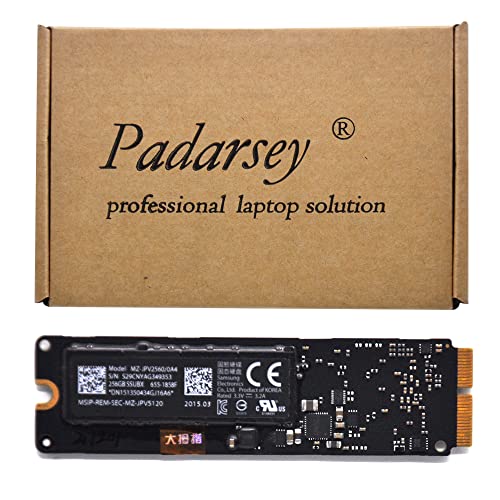 Padarsey 256GB SSD (PCIe 3.0 x4ASSUBX) MacBook Air 13C` A1466 (2015NA2016N) Ή