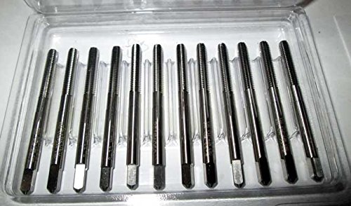 12 Pcs. Standard Tool 8-32 GH3 Met-Flo HSS Thread/Roll-Form Bottoming Taps