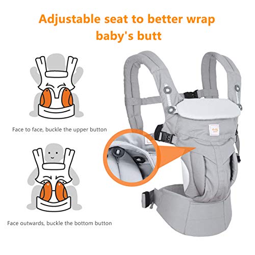 Babydrager Buikdrager Baby Carrier Ergonomische Verstelbare, Babydrager Geschikt voor Reizen - Image 7