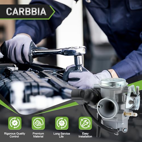 Image of 16100-GEZ-673 Carburetor Compatible with Honda Ruckus NPS50 2003-2019 ‎Carb with Gas Fuel Shutoff Valve, Fuel Filter, Fuel Line Clamps, Cleaner Tool Kit