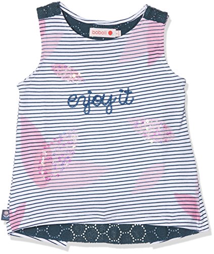 boboli 205108 Débardeur, Multicolore (Listado Bicolor 9775), 80 Bébé Fille