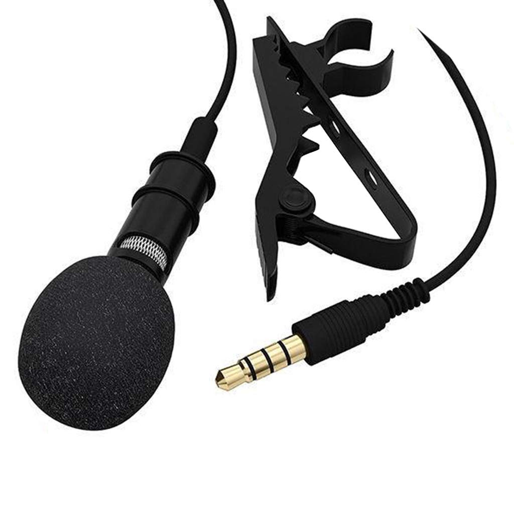 Lapel Clip Microphone for Speaker Phone Computer Stage Computer Conference Record Accessory
