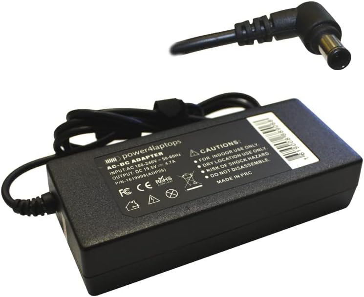 Power4Laptops AC Adapter LCD/LED TV Power Supply Compatible with Sony Bravia KDL-50W700B