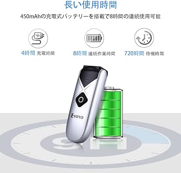 Eyoyo Barcode Scanner, Small, 2026 Model, Cord Reader, Wireless, USB, 2.4G, Bluetooth Compatible