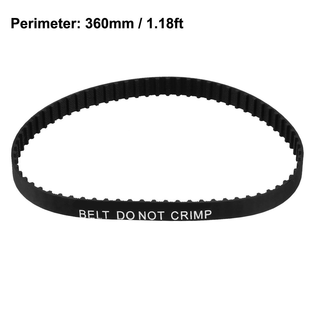 2 pezzi 142XL Cinghia dentata in gomma, larghezza 6mm Cinghia di trasmissione sincrona a dente trapezoidale ad anello chiuso, 142XL, Larghezza 6mm 2 pezzi 142XL Cinghia dentata in gomma, larghezza 6mm Cinghia di trasmissione sincrona a dente trapezoidale ad anello chiuso, 142XL, Larghezza 6mm