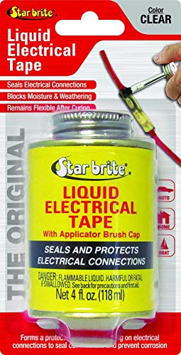 Star Brite 4-Ounce Liquid Electrical Tape, Clear Color: Clear Model: 84108 Sports