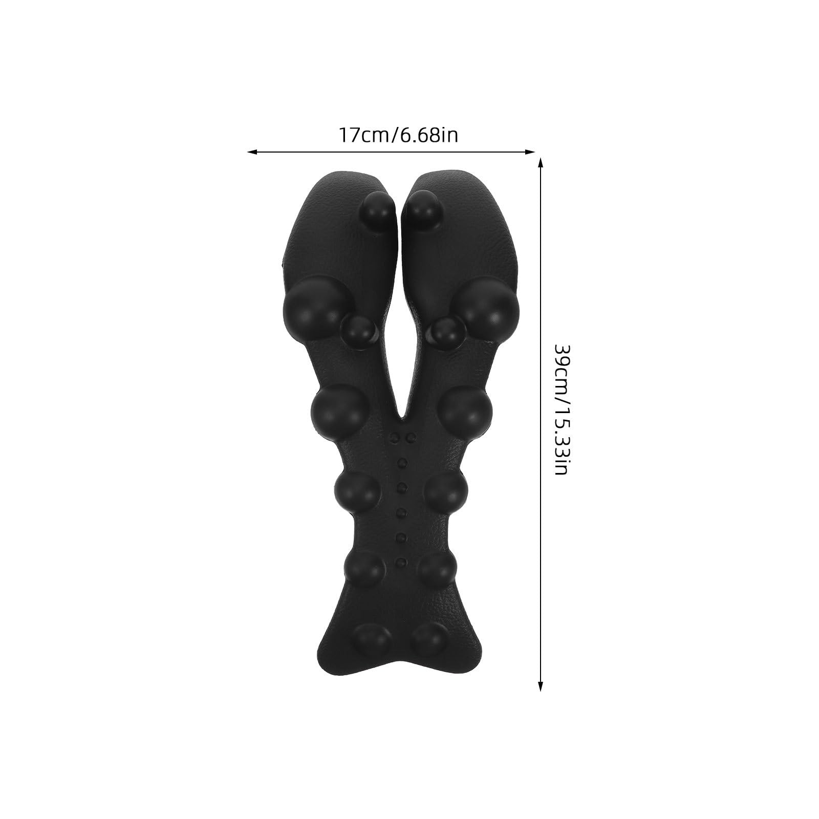 Massagekissen für Nacken und Trapezmuskel, Schwarz, Memory Foam