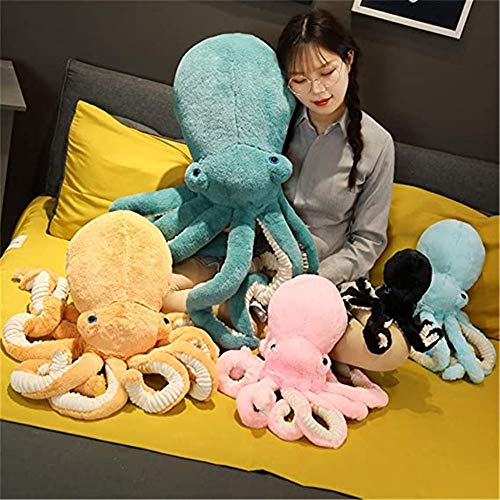 Nicole Knupfer Krake Plüschtier Octopus Plüsch Puppe Spielzeug Große Geformt Cuddly Kuscheltier Oktopus Geburtstag Geschenke (Grün,30cm)