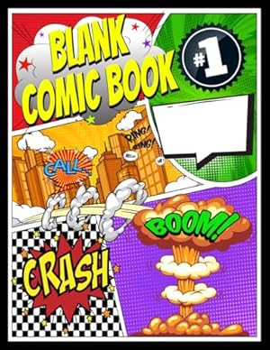 Blank Comic Book For Kids : Create Your Own Comics With This Comic Book ...
