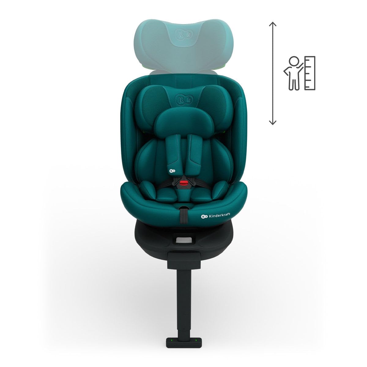 Kinderkraft I-360 2 PLUS I-SIZE - Asiento infantil para coche, color verde