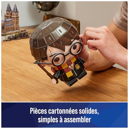 4D BUILD - Puzzle 3D Harry Potter Style Manga - 87 Pièces - Jeu de Construction à Collectionner - Pour Adultes et Enfants 12 Ans et +