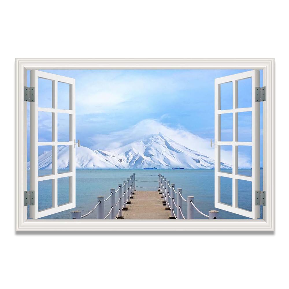 Évasion Alpine Chez Vous avec le Tableau Toile Forêt Nature 50x75 - 8