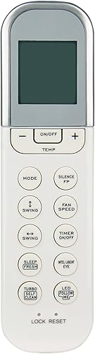 AULCMEET RG36F BGEF Nuevo control remoto de repuesto para aire acondicionado Midea Room RG36B/BGE RG36F/BGE RG36A12/BGEF RG36A/BGEF RG36B/BGEF