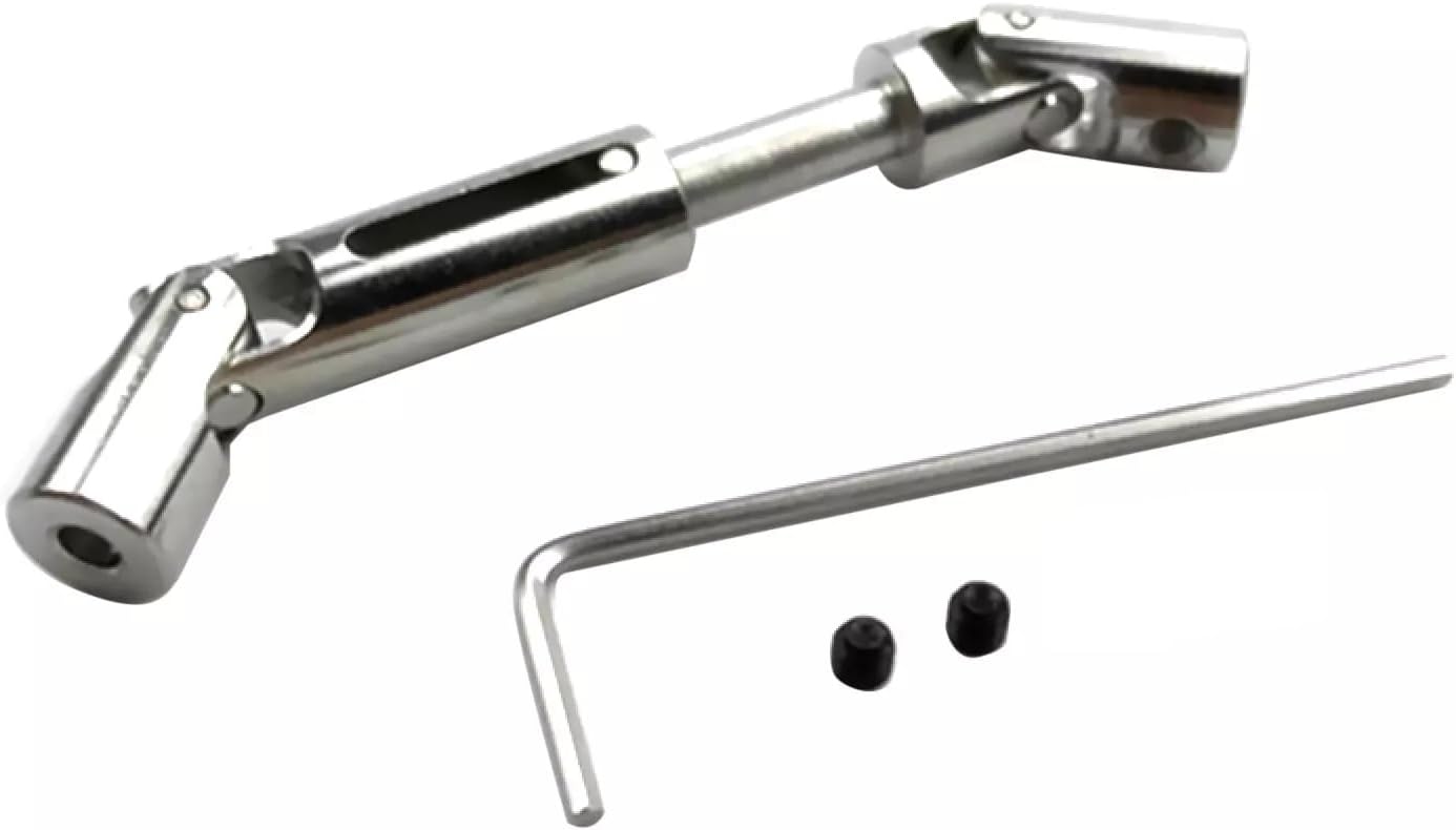 ZEZEFUFU Metal Drive Shaft Set for WPL D12 1/10 RC Car Accessories Upgrade Replacement Drive Shaft