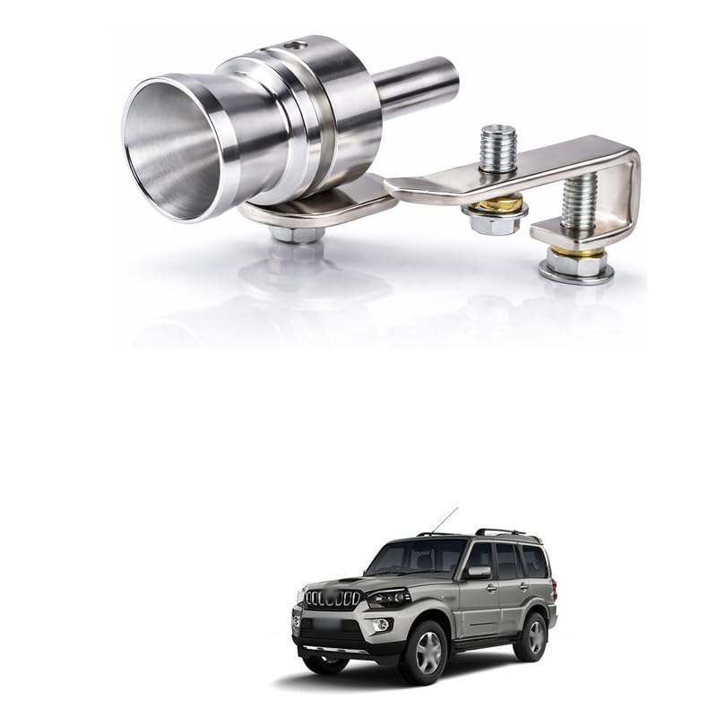 Universal Turbo Sound, Exhaust Pipe Oversized Roar Maker Car Turbo Whistle Noise Exhaust Muffler Pipe Whistle/Fake Blow Off Valve BOV Simulator Comfortable With Sco-rpio Geta-way