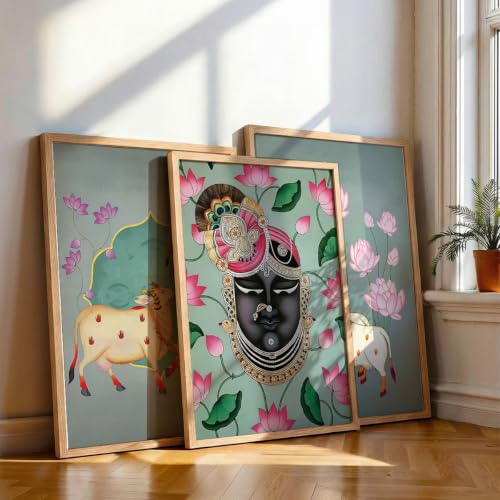 Image of NoWorries Wall decor paintings for living room - Wall frames for home decor /Wall hangings Home decor items - (Synthetic Engineered Wooden Frame) (MIN -8, 25x37 inches)