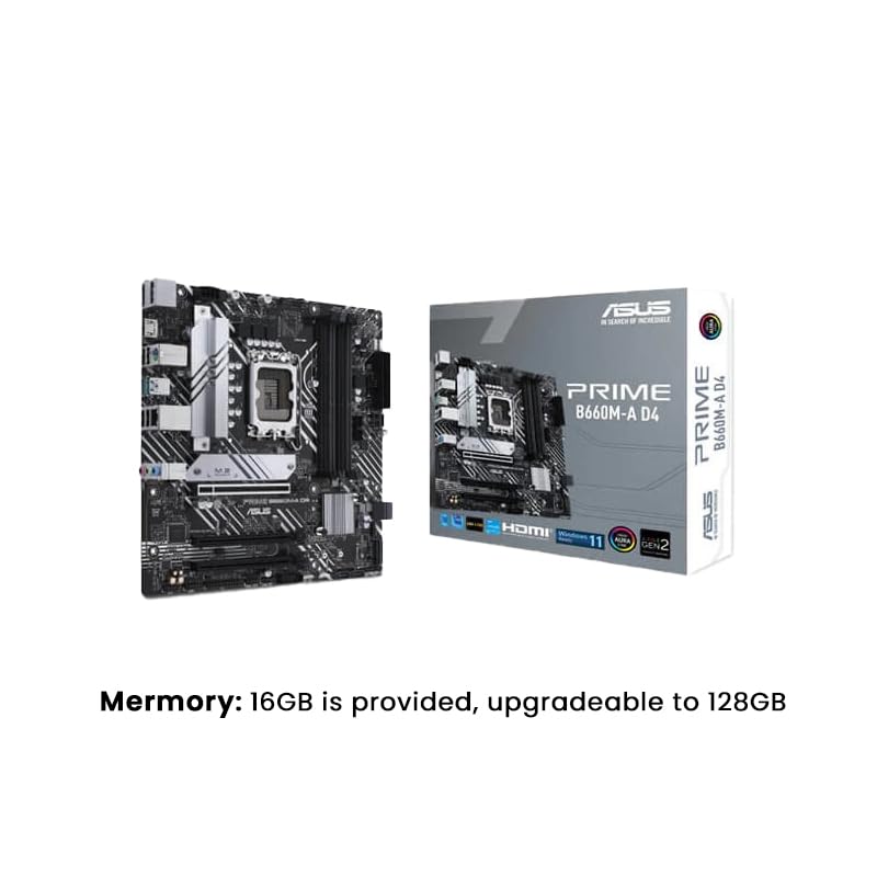 Image of Monarch V Pre Build Mid Range Gaming Desktop PC (i5 12400F CPU, 120mm Air Cooler, B660 Motherboard, 16GB 3200MHz DDR4 RAM, 256GB SSD, RX6600 GPU, 650 Watt SMPS, ATX Mid Tower RGB Cabinet)