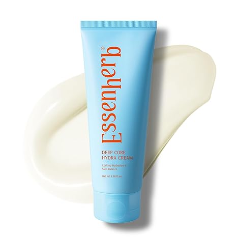 Deep Core Hydra Cream – Korean Skincare Face Moisturizer with Hyaluronic Acid, Ceramide & Botanical Blend – Layered Hydration Cream for Dry and Dehydrated Skin – 3.38 fl oz (100ml)