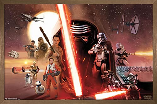 Poster Star Wars Le Réveil de la Force pour chambre d'ado geek et cinéma