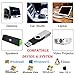 KOOTION 20pcs 1GB USB Flash Drives Bulk Flash Drives 1G Memory Stick Swivel Thumb Drives 2.0, Black, 20 Pack