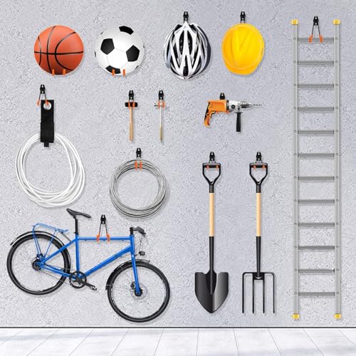 PLKOW Sportgeräte Organizer - Garagenregal Mit Körben Für Bälle & Ausrüstung