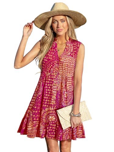 Image of CUPSHE Women Swimsuit Coverup 100% Cotton Ruffle Hem Beach Cover Up Dresses