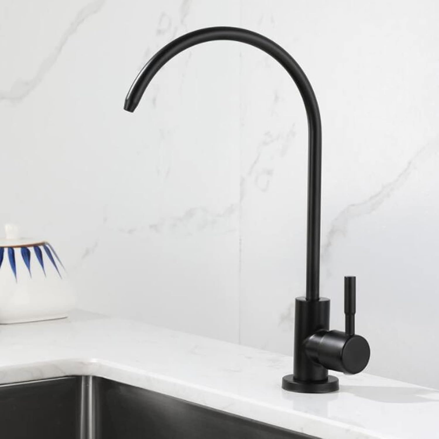 Filtro de agua para grifo de cocina, sistema de purificación de acero inoxidable para agua potable limpia