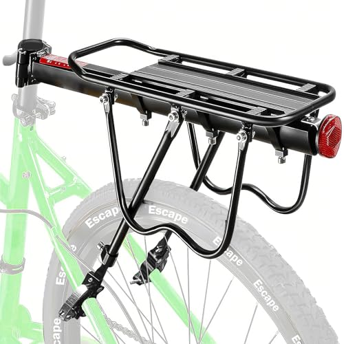 Fahrradträger hinten 50 kg Kapazität Schnellentriegelung mit Reflektor robuster Gepäckträger für die Rückseite des Fahrrads passend für 24-29 Zoll Räder