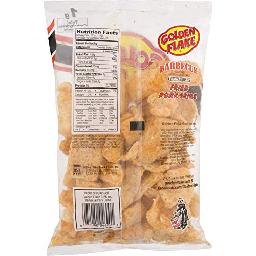 Golden Flake BBQ Pork Skins 3.50 oz (Pk 4) - Thumbnail 3