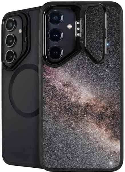 Skinit Kickstand Phone Case Compatible with Galaxy S25 Plus - Officially Licensed Northern Summer Milky Way Design