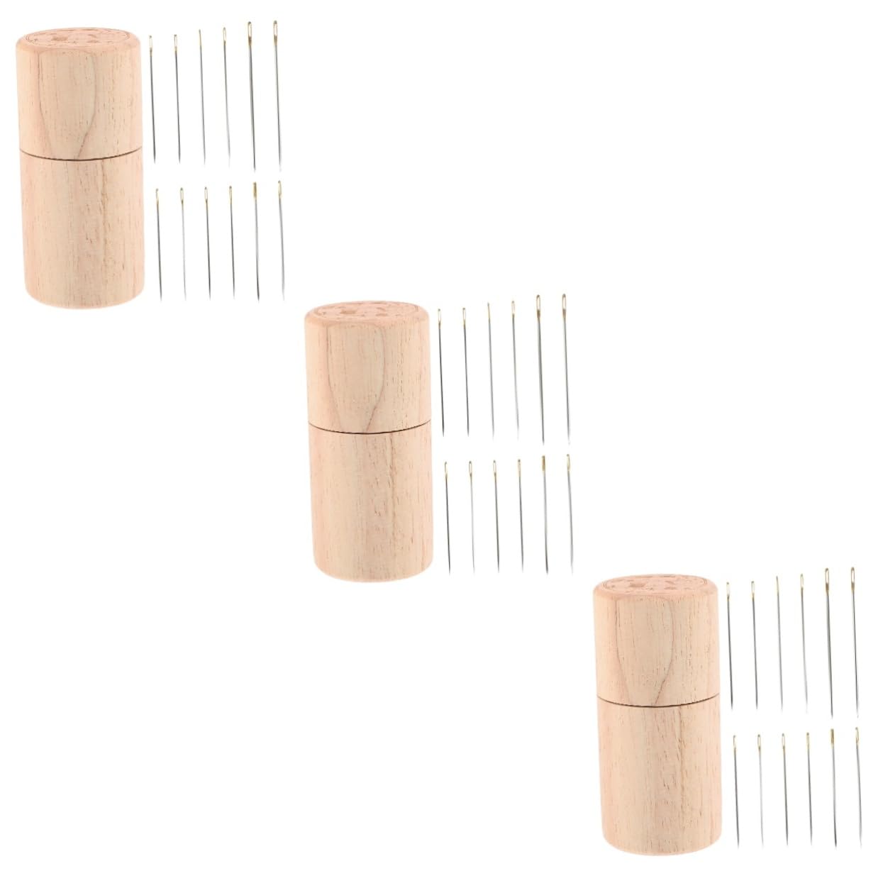 Uonlytech 5 Set Contenitori per Aghi da Cucito Scatola Aghi Compatta e Portatile per Casa Include per Conservazione Accessori da Cucito e Ferri