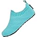 Scarpe Interne per Bambini Estate Pantofole da Casa per Ragazze Antiscivolo Traspirante Confortevole Ciabatte per Ragazzo Flessibile Unisex Kids Slippers, Scarpe Blu 28/29