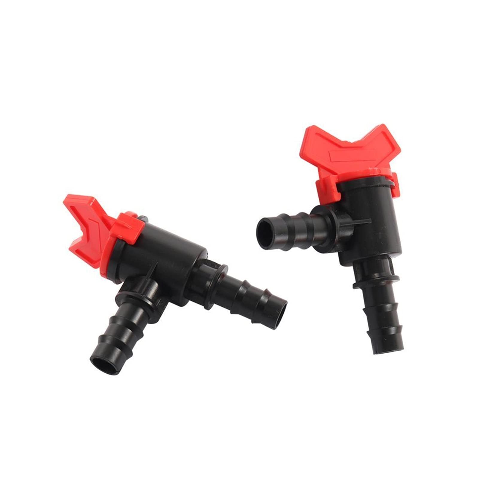 Adaptador de Conector de Manguera 90 Grados Dn16 Válvula de Control Bidireccional Riego por Goteo de Invernadero Riego Jardinería Interruptor de Tubería de Pe Conector Impermeable 2 Piezas