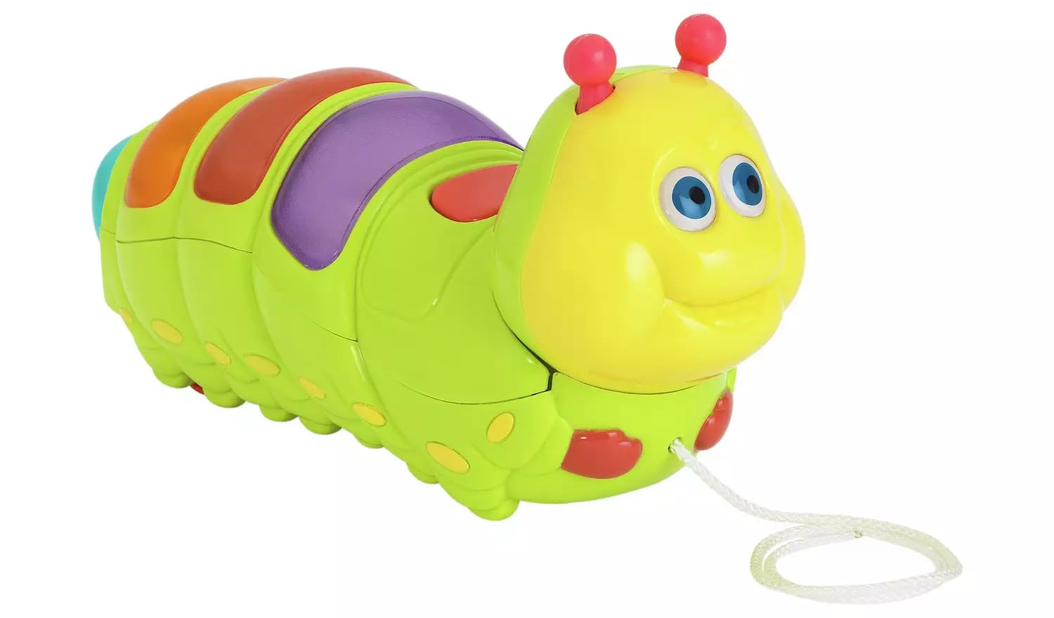 Chad Valley Pull Along Caterpillar * The colourful caterpillar is great for helping improve your child's cerebral development *